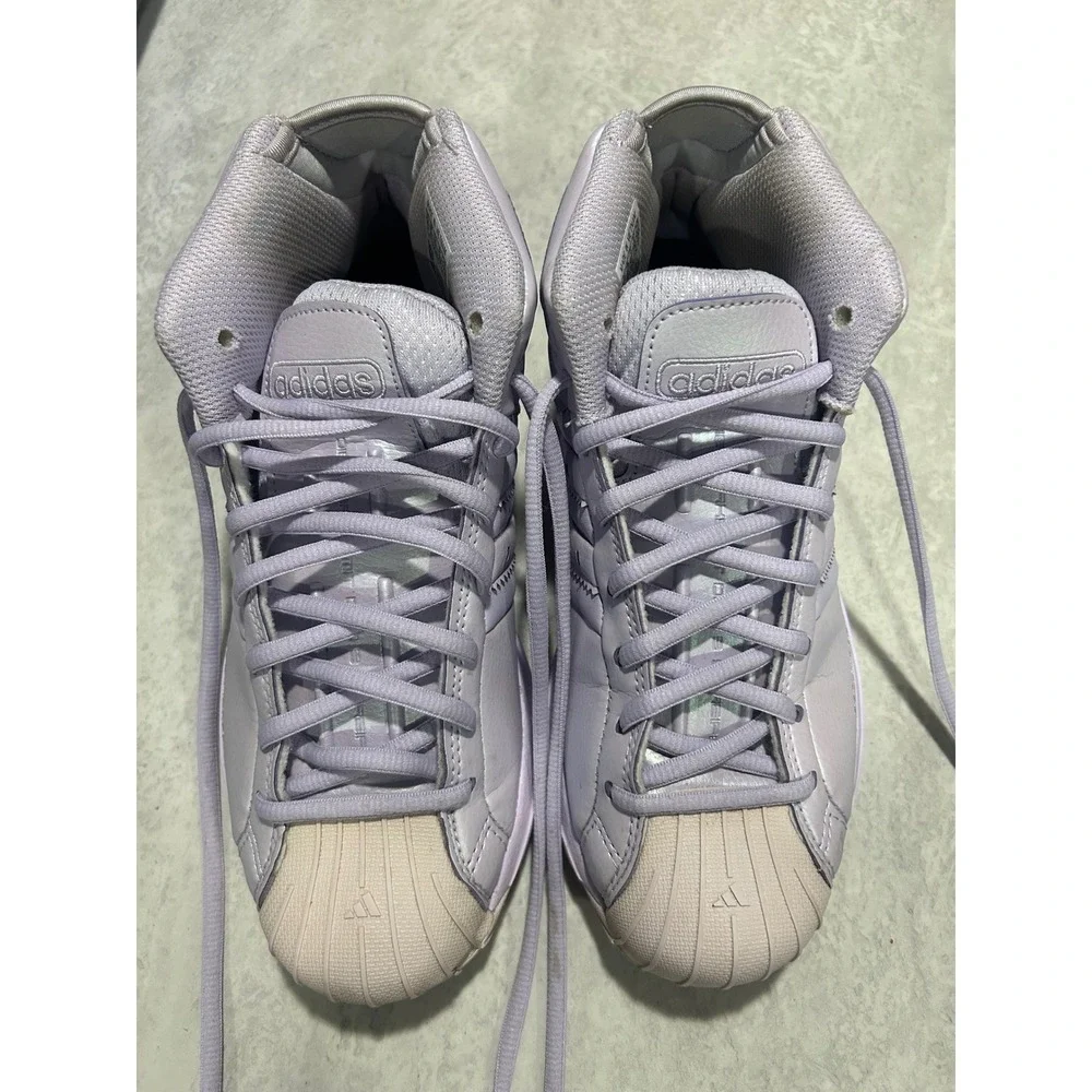 Adidas Pro Model 2G Iridescent Purple High Top Sneakers EG2484 Mens 5 Womens 6.5